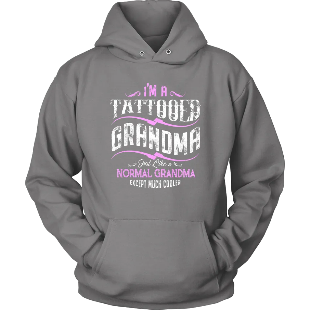 Tattooed Grandma Hoodie Sweatshirt