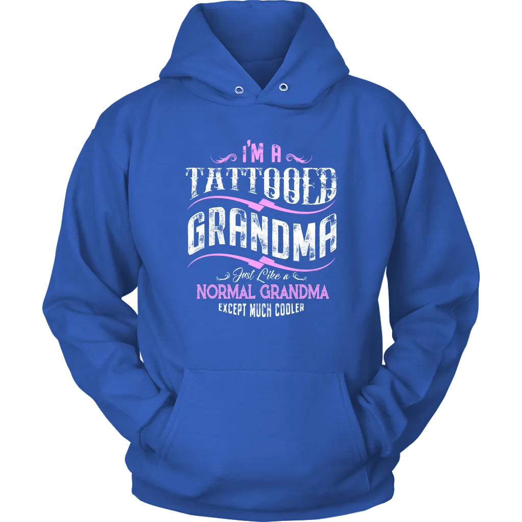 Tattooed Grandma Hoodie Sweatshirt