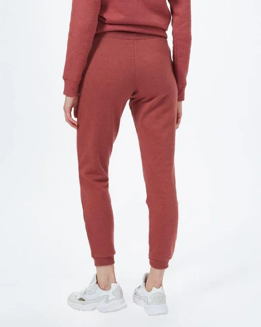 Tentree Tree Fleece Bamone Sweatpants in Apple Butter Red