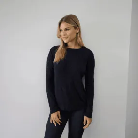 The Essential Cashmere Sweater in Black