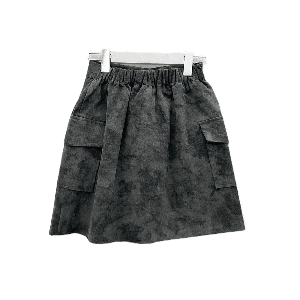 Tie Dye Cargo Mini Skirt CM11