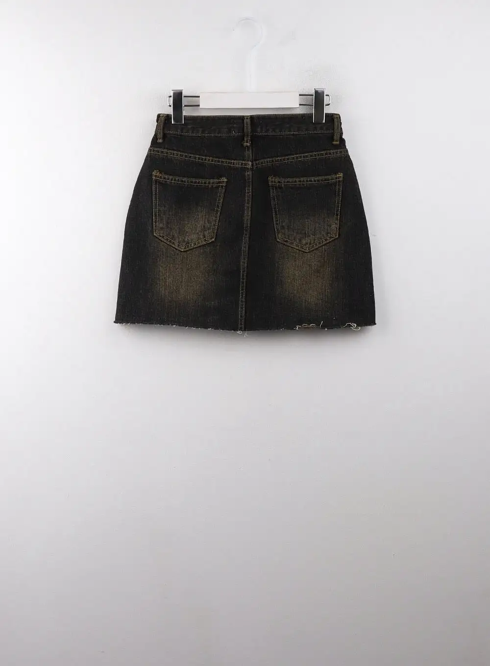 Washed Denim Mini Skirt CJ404