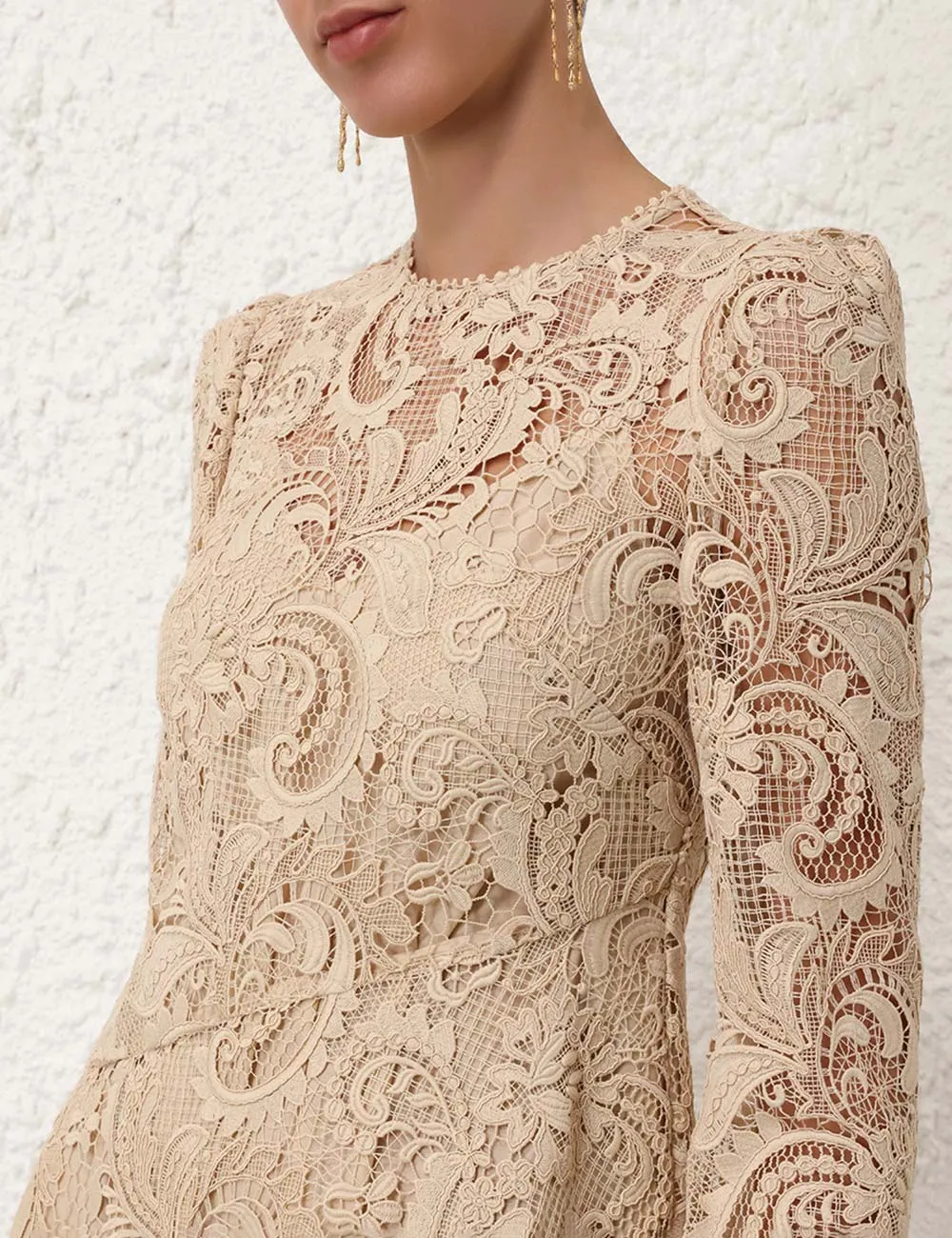 Waverly Lace Midi Dress