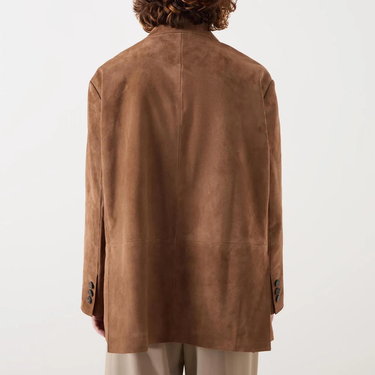 WEEKEND MAX MARA Oggi Suede Blazer - Tan