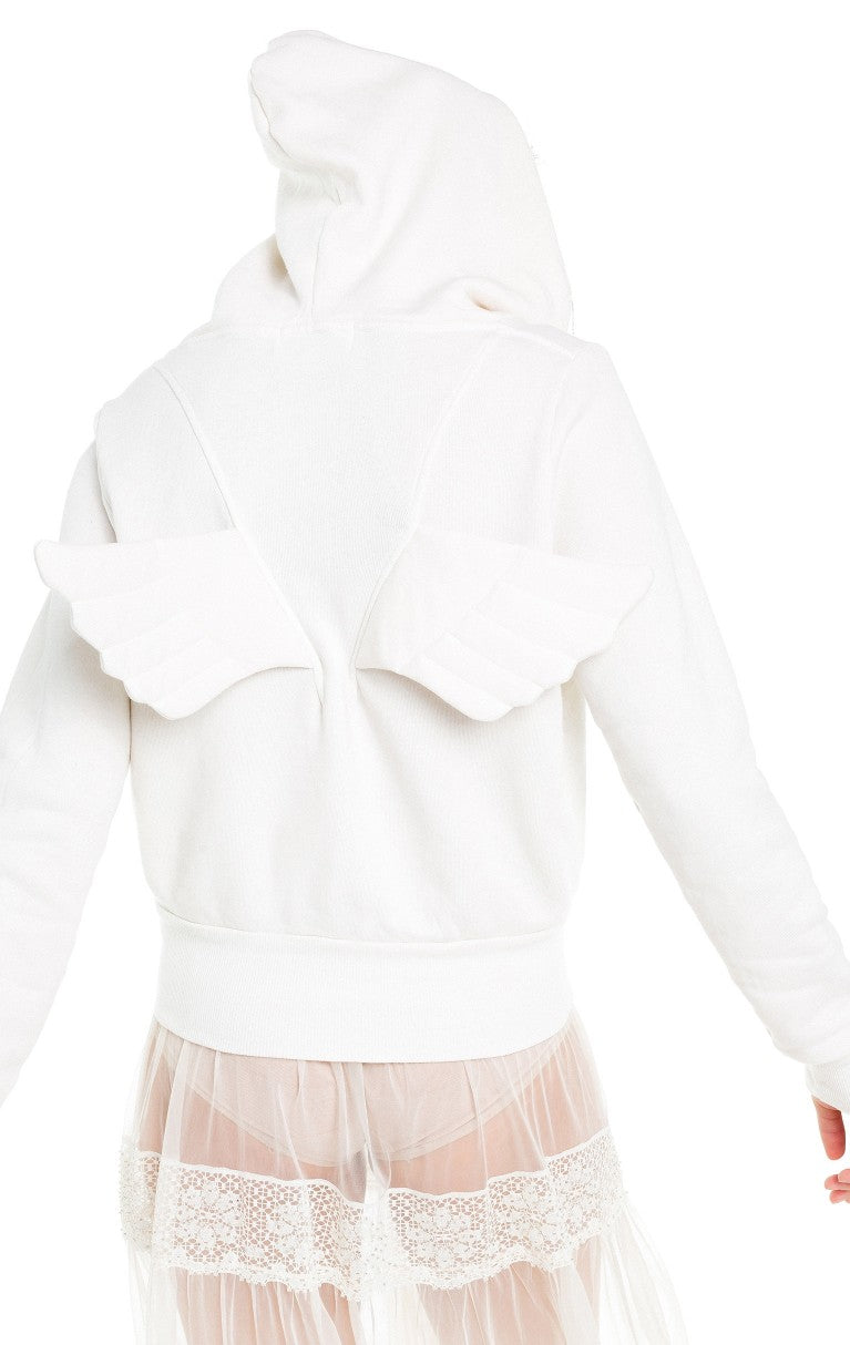 Wildfox Good Carta Angel Hoodie Sweater