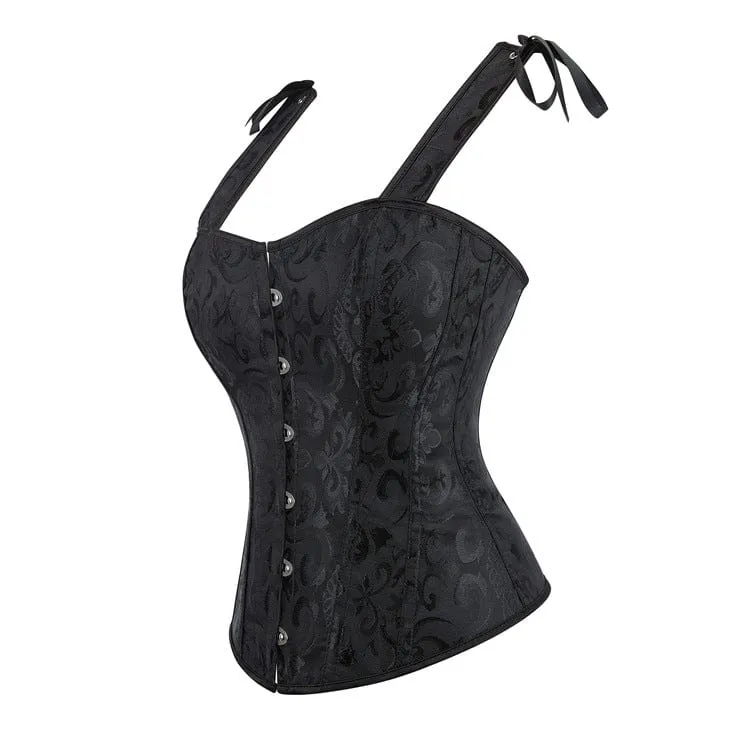 Women's Gothic Lace-up Steel Boned Overbust Corset