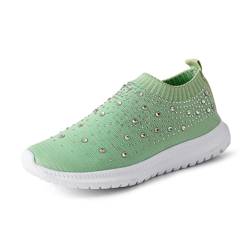 Women's Rhinestone Slip-on Shoes