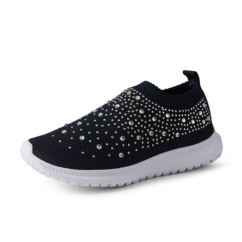 Women's Rhinestone Slip-on Shoes