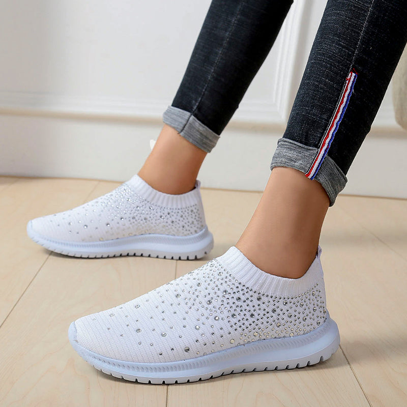 Women's Rhinestone Slip-on Shoes