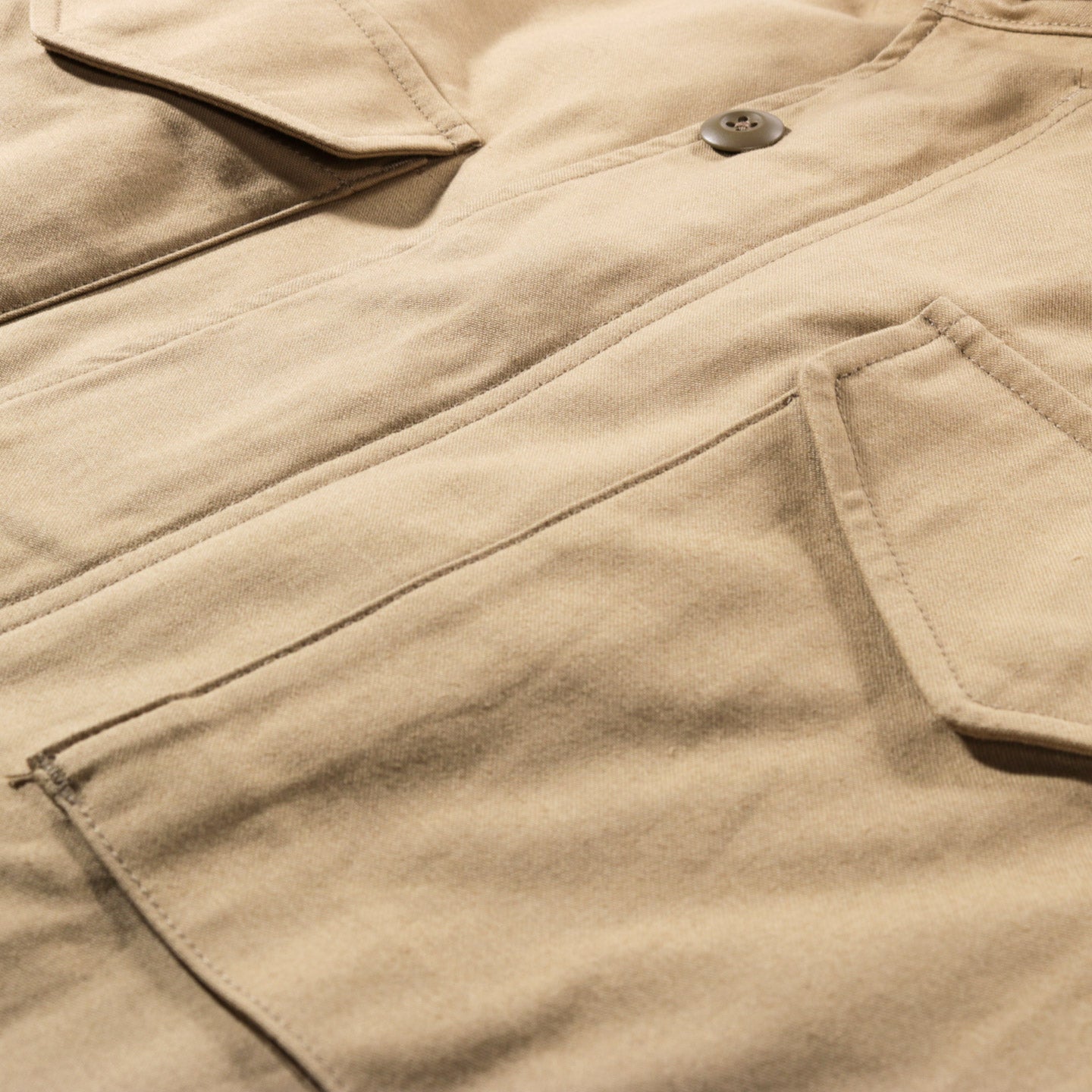 WTAPS MILL 65 JACKET BEIGE NYCO SATIN CORDURA